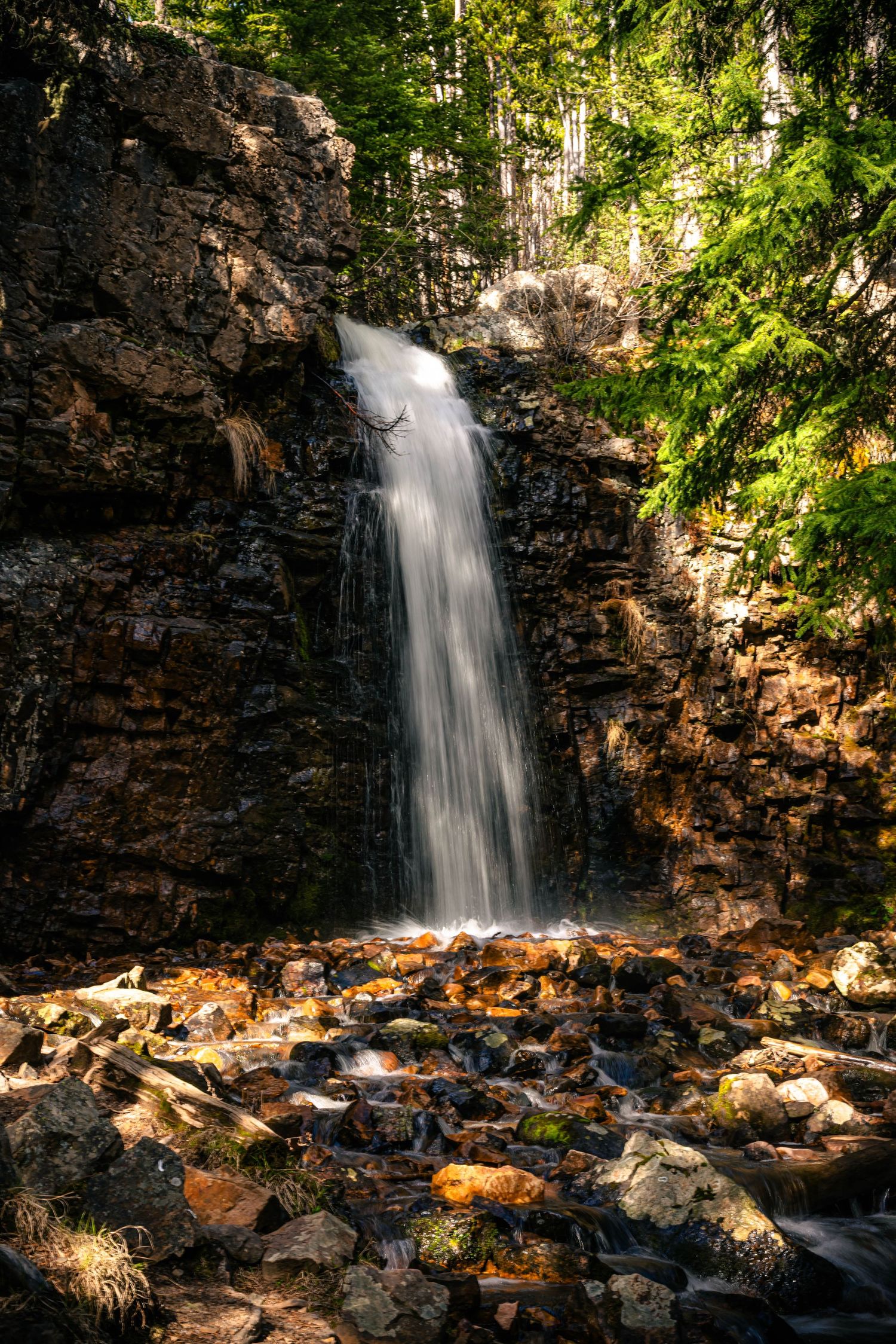 Memorial Falls near Neihart, MT.