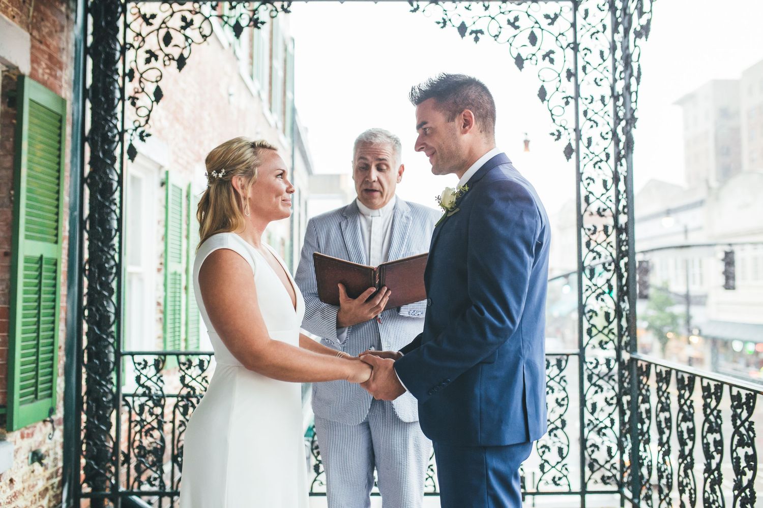 Marshall House wedding and elopement in Savannah Georgia
