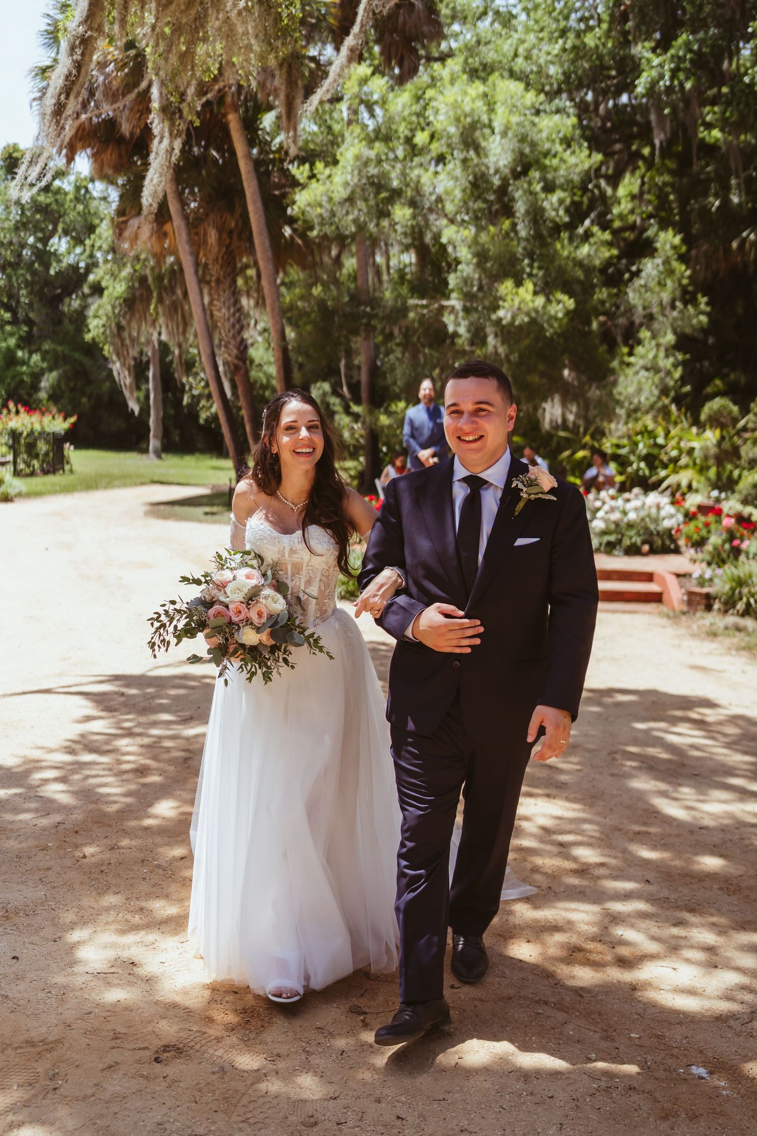 Washington Oaks Gardens State Park Wedding in Palm Coast, Florida. Ceremony photography.