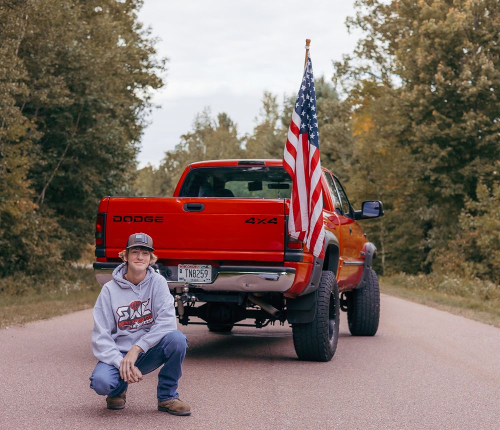 senior boy photography in central wisconsin