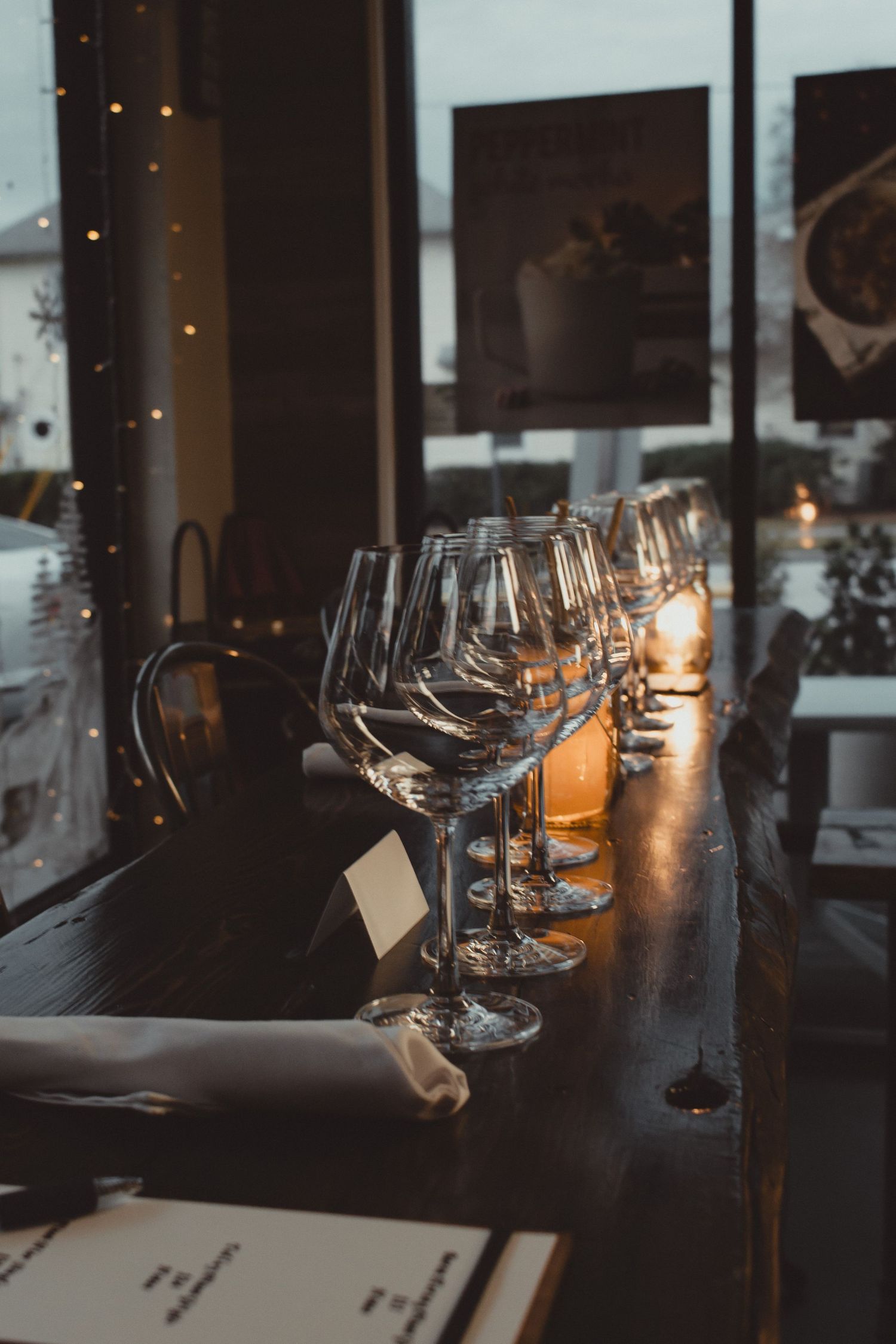 brand photography, branding, cafe, coffee shop, beverage, beverages, menu items, product, moody, dark, warm, wine tasting, winery, event