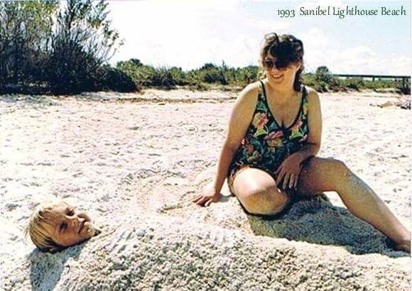 Matthew K Johnson and family in Sanibel beach Florida.