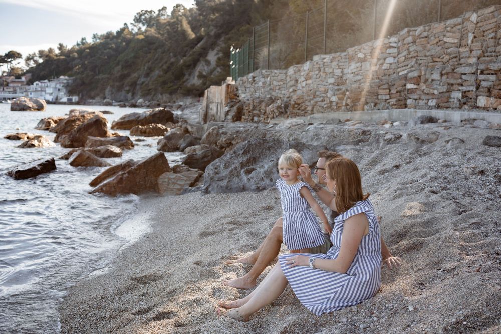 photographe sunset famille