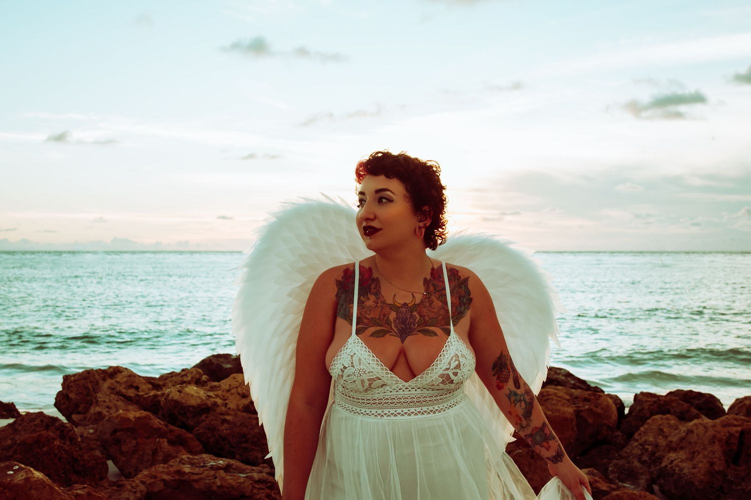 gorgeous beach boudoir photography