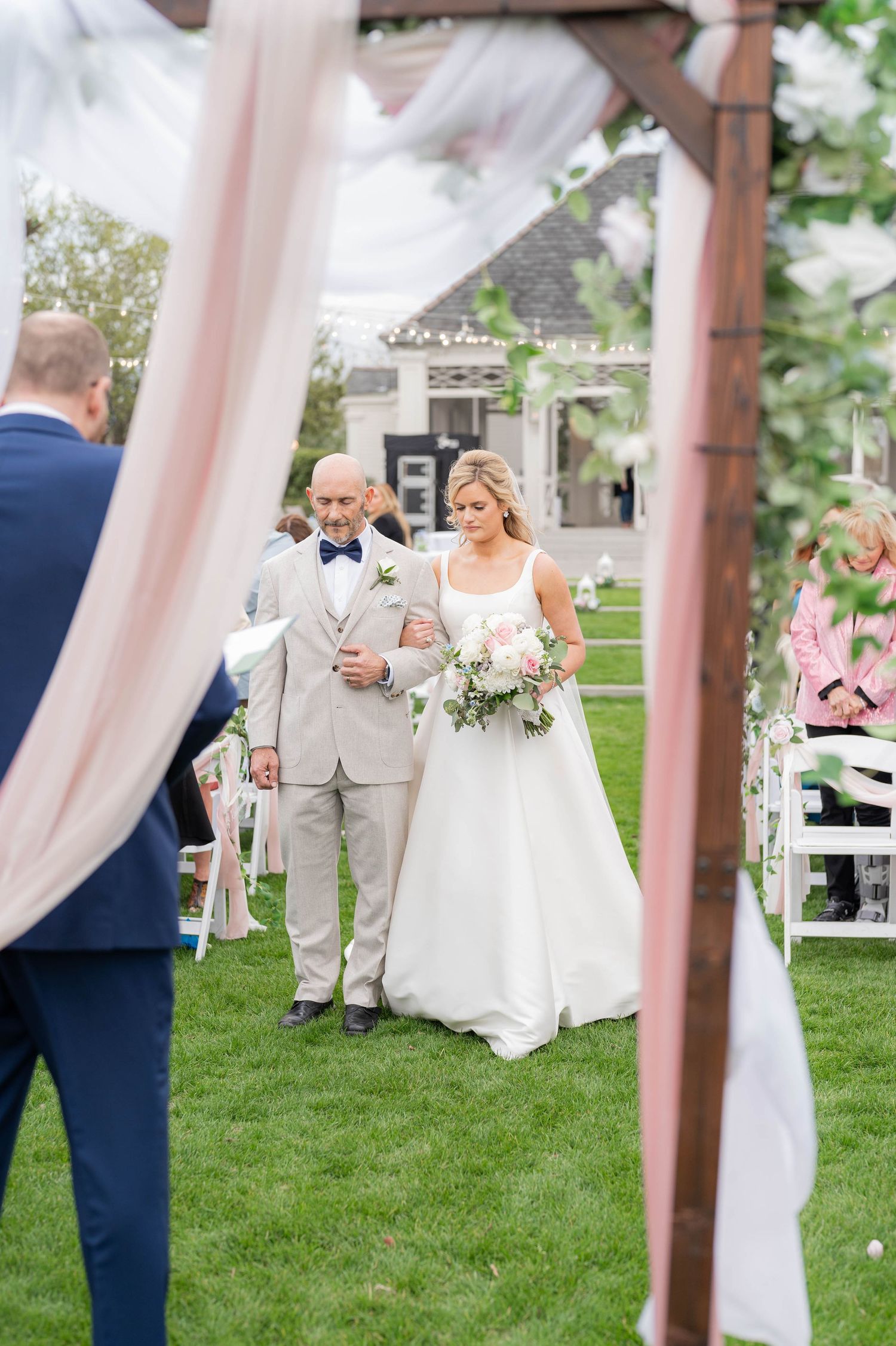 dad and bride