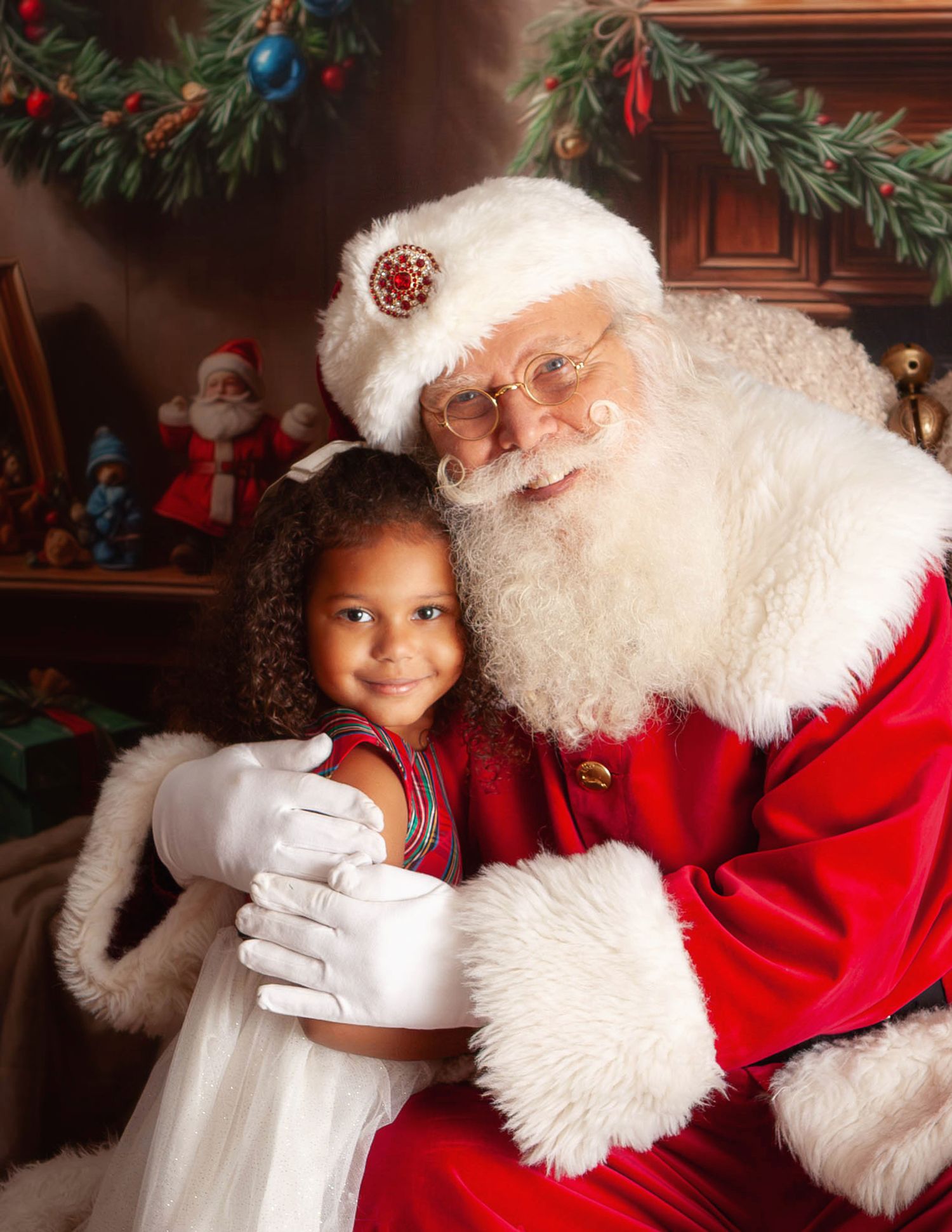 Santa Clause Experience Photo Session West Lafayette, Indiana