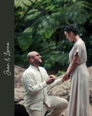 El Yunque Engagement Photoshoot. Puerto Rico Photographer. Albert Ray Photo. Elopement Photo shoot. El Yunque Rainforest Photographer.
