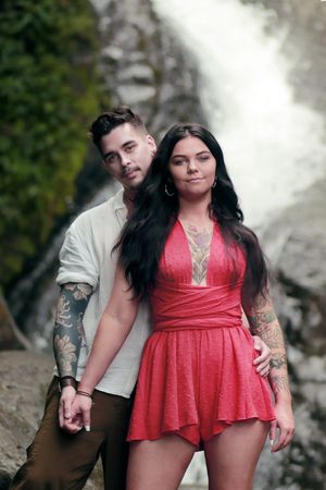 El Yunque Engagement Photoshoot. Puerto Rico Photographer. Albert Ray Photo. Elopement Photo shoot. El Yunque Rainforest Photographer.