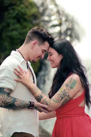 El Yunque Engagement Photoshoot. Puerto Rico Photographer. Albert Ray Photo. Elopement Photo shoot. El Yunque Rainforest Photographer.