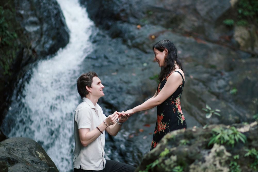 El Yunque Photoshoot. Puerto Rico Photographer. Albert Ray Photo. Elopement. Rainforest Photographer. Engagement, Waterfall Photoshoot. Love