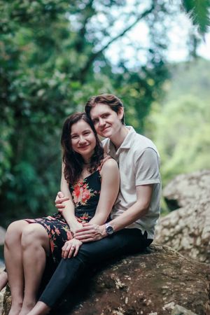 El Yunque Photoshoot. Puerto Rico Photographer. Albert Ray Photo. Elopement. Rainforest Photographer. Engagement, Waterfall Photoshoot. Love