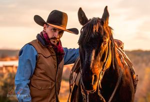 Cowboy and Horse