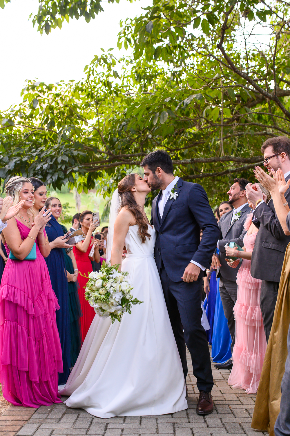 Casamento sofisticado ao ar livre no interior de São Paulo