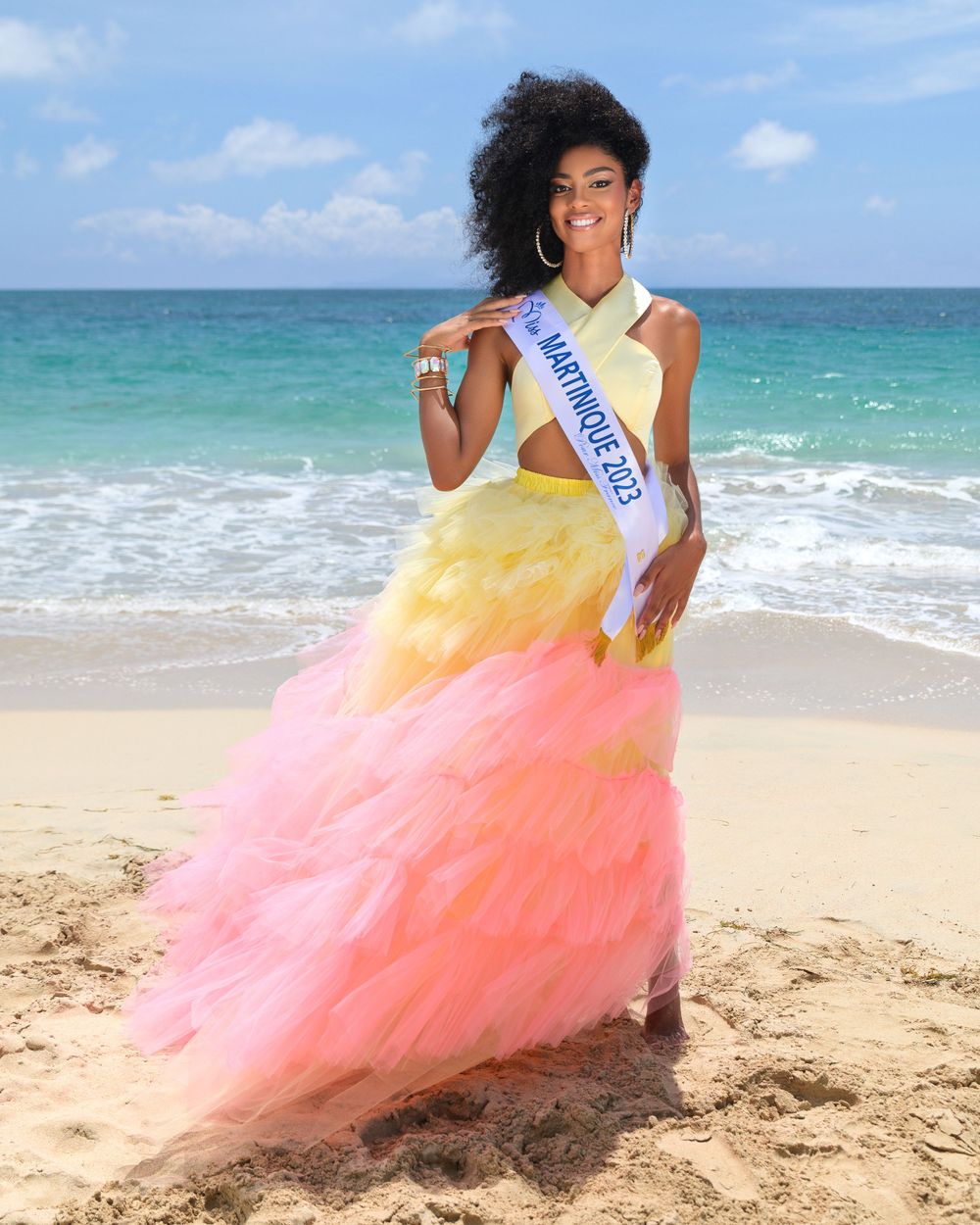 Miss Martinique 2023 à la plage des Salines
