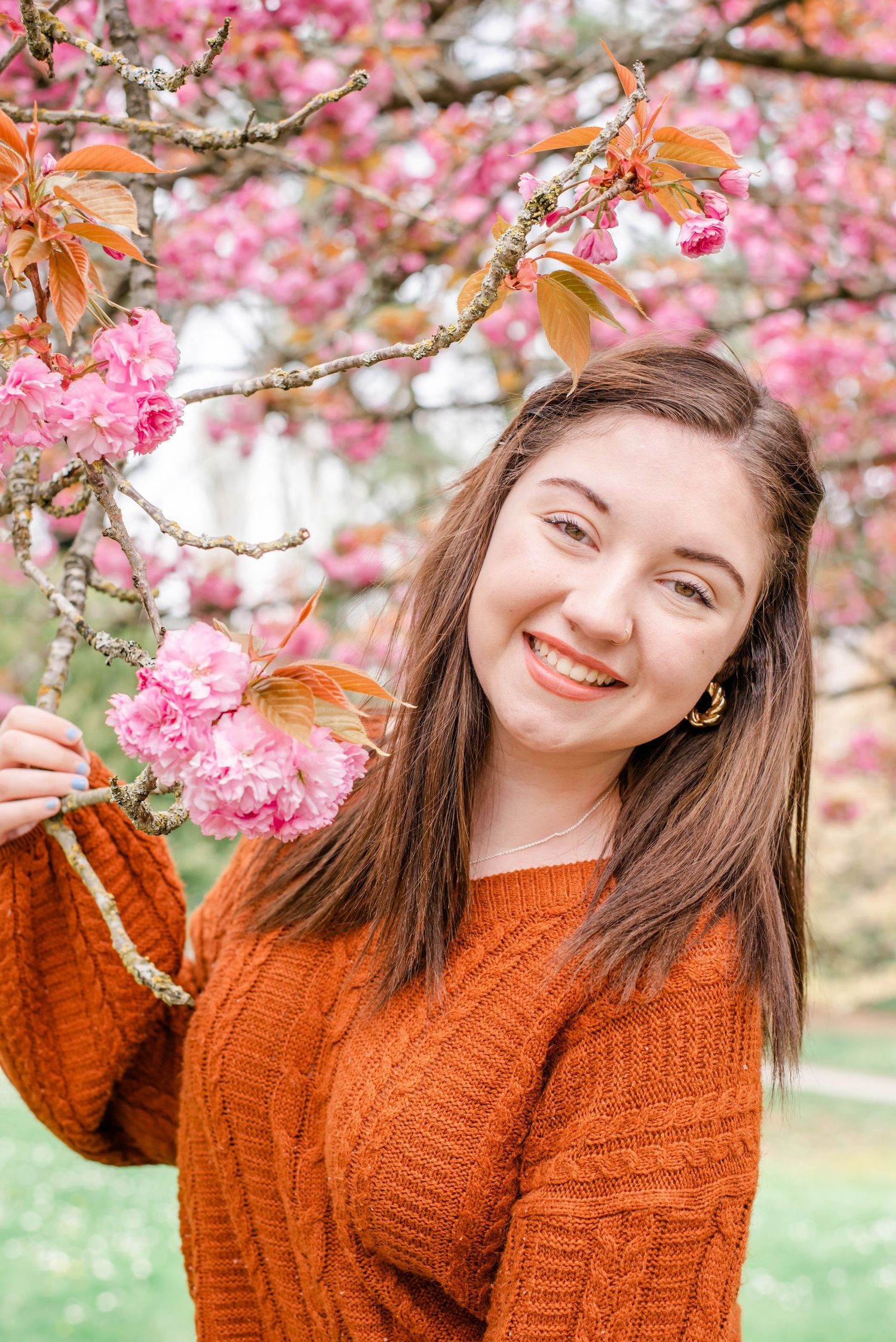 Senior girl portrait Fayetteville NC bright natural light