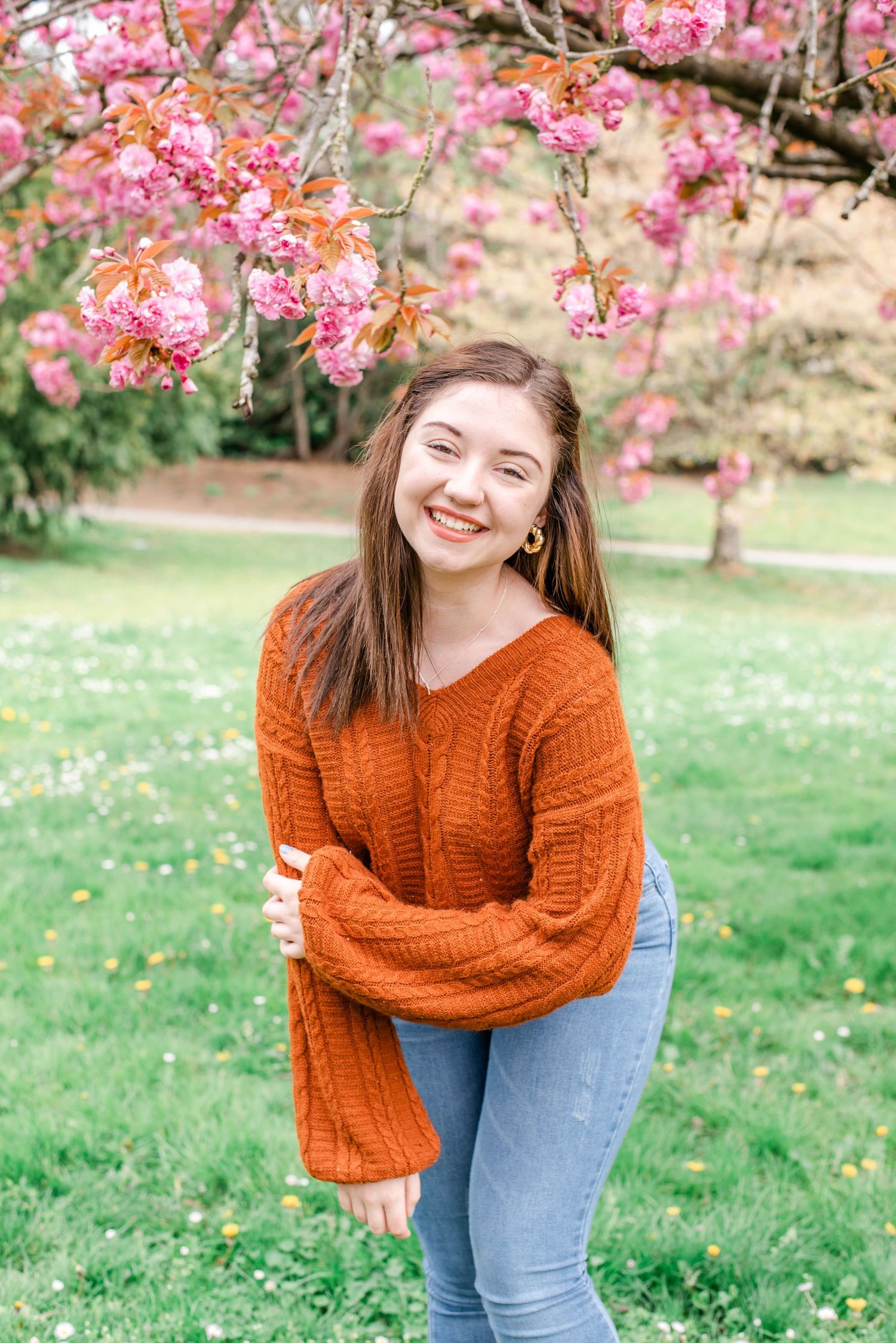 Senior girl portrait Fayetteville NC bright natural light
