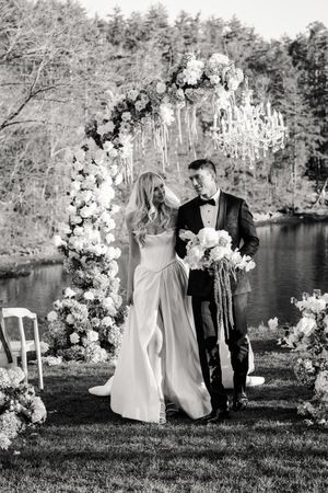black and white wedding photography