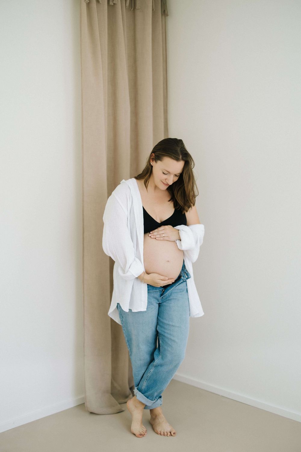 Babybauch Fotoshooting Fotografin Thurgau Bettwiesen