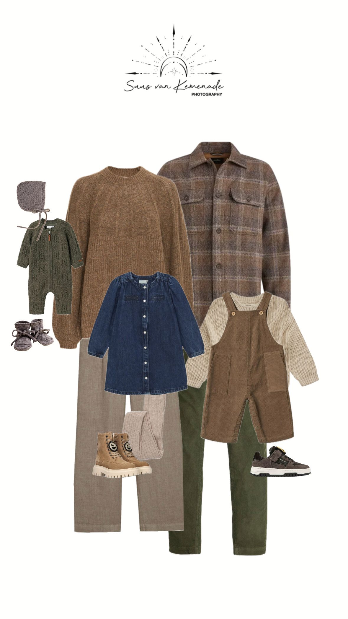 Kledinginspiratie voor gezin fotografie in Geldrop en omgeving Eindhoven – tips voor outfits. Gecoördineerde outfits. Familiekleding.