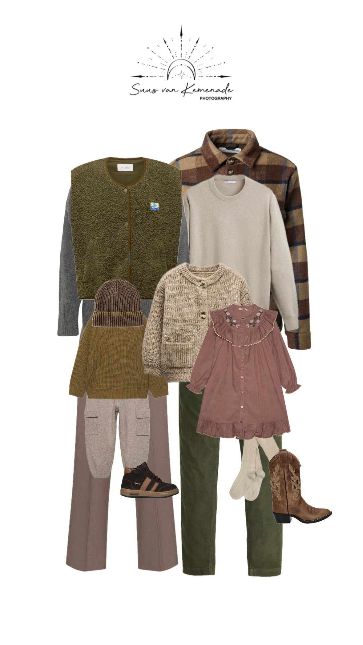 Kledinginspiratie voor gezin fotografie in Geldrop en omgeving Eindhoven – tips voor outfits. Gecoördineerde outfits. Familiekleding.