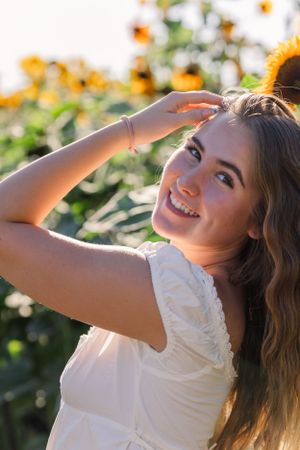 Senior Photos, Senior Rep Team, Simi Valley, Ventura County, Simi High School, Underwood Family Farms, Sunflower Fields