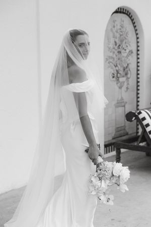 Bride portraits at La Cotte in Franschhoek