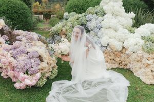 Bride portraits at La Cotte in Franschhoek gardens