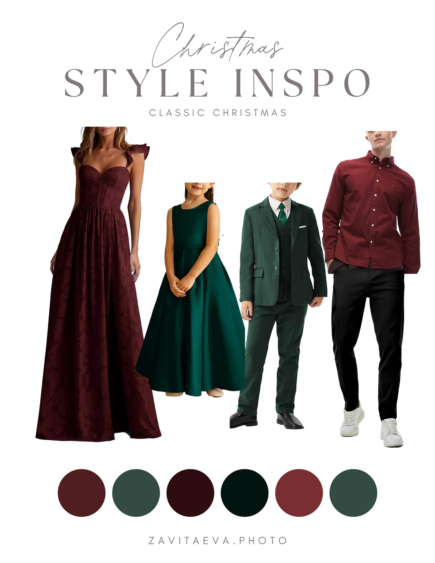 Fashion mood board showing coordinated outfits in soft mint green, blush pink and beige color palette for style inspiration.