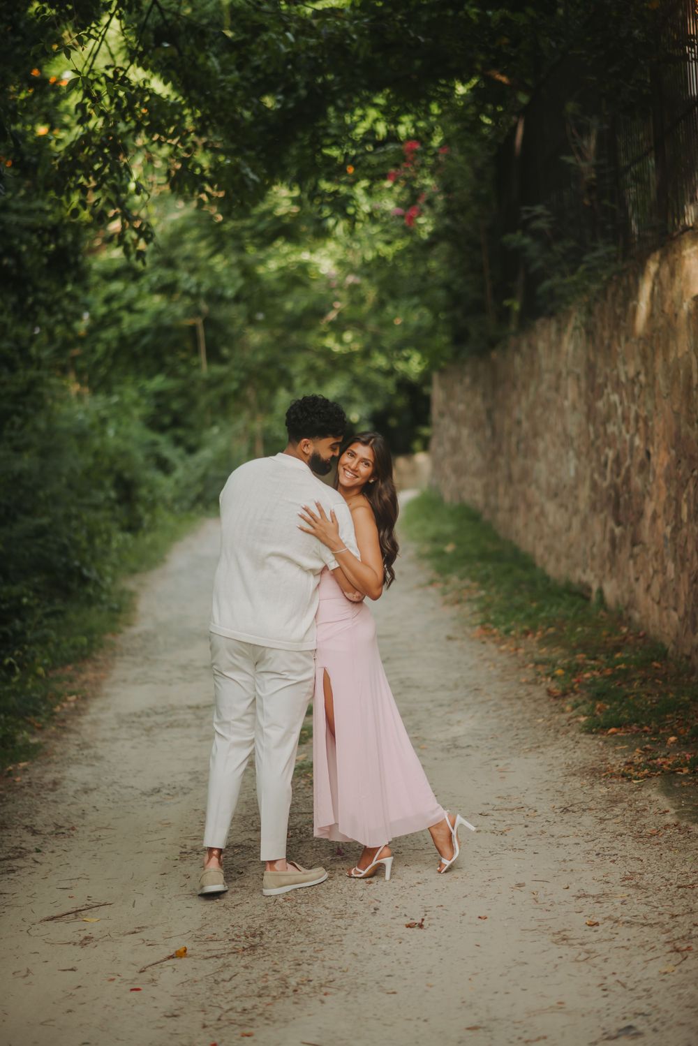 St Lucian photographer captures surprise proposal and engagement photoshoot at Caille Blanc in Soufriere St Lucia in front of the Pitons