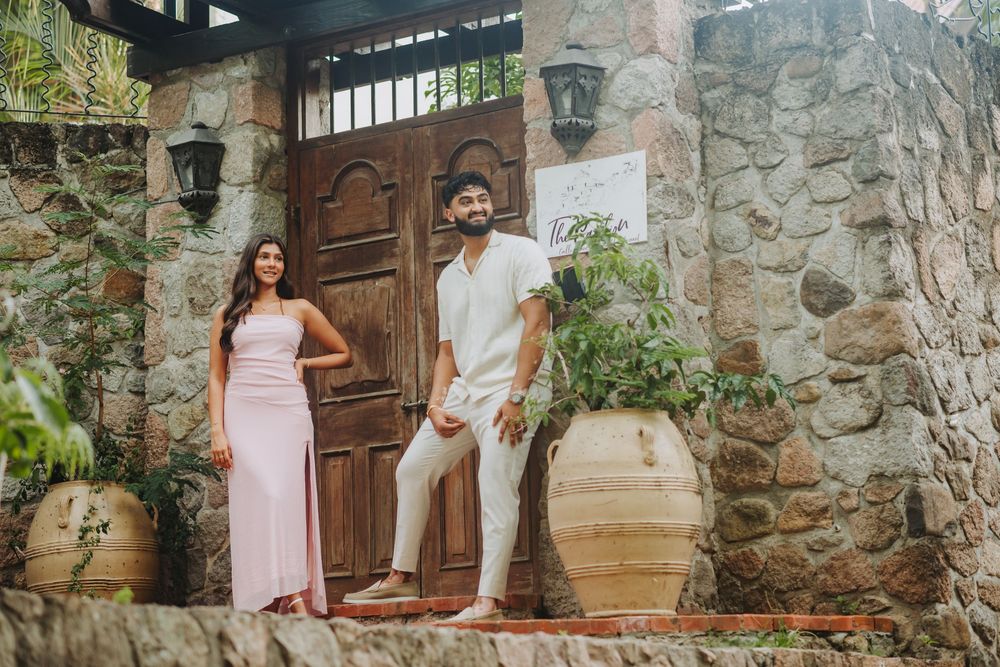 St Lucian photographer captures surprise proposal and engagement photoshoot at Caille Blanc in Soufriere St Lucia in front of the Pitons