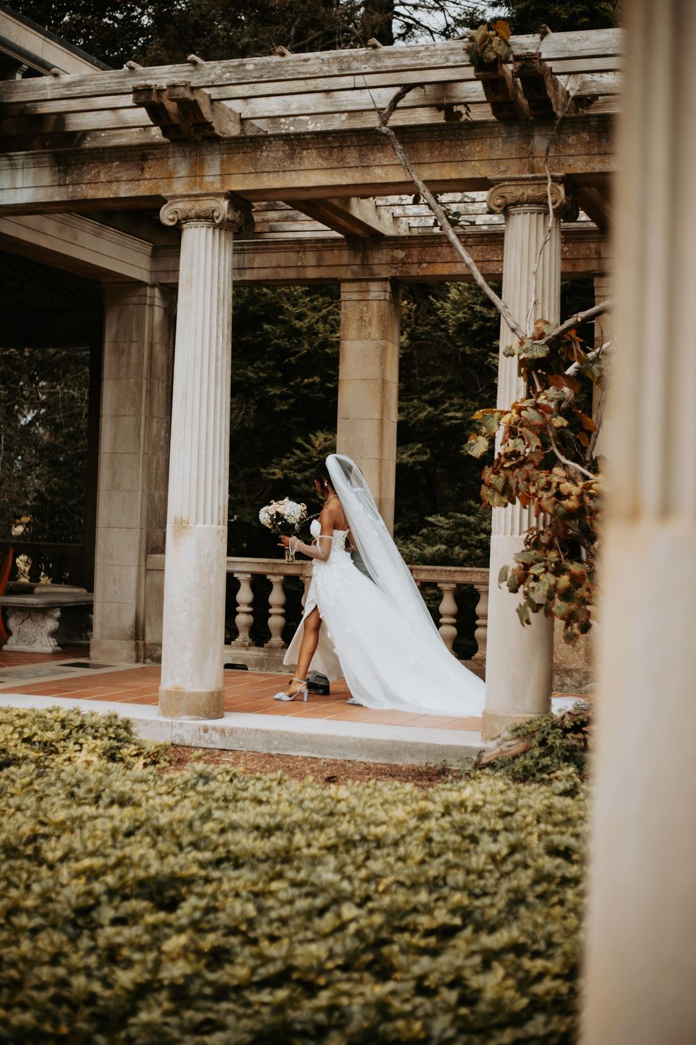 Eolia Mansion at Harkness Memorial State Park wedding photographer