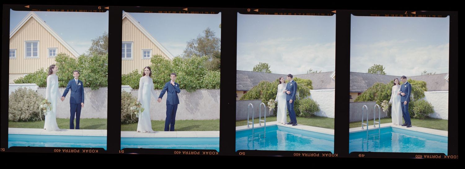 Luxury wedding photography at castle venue in Sweden. bröllopsfotograf Malmö