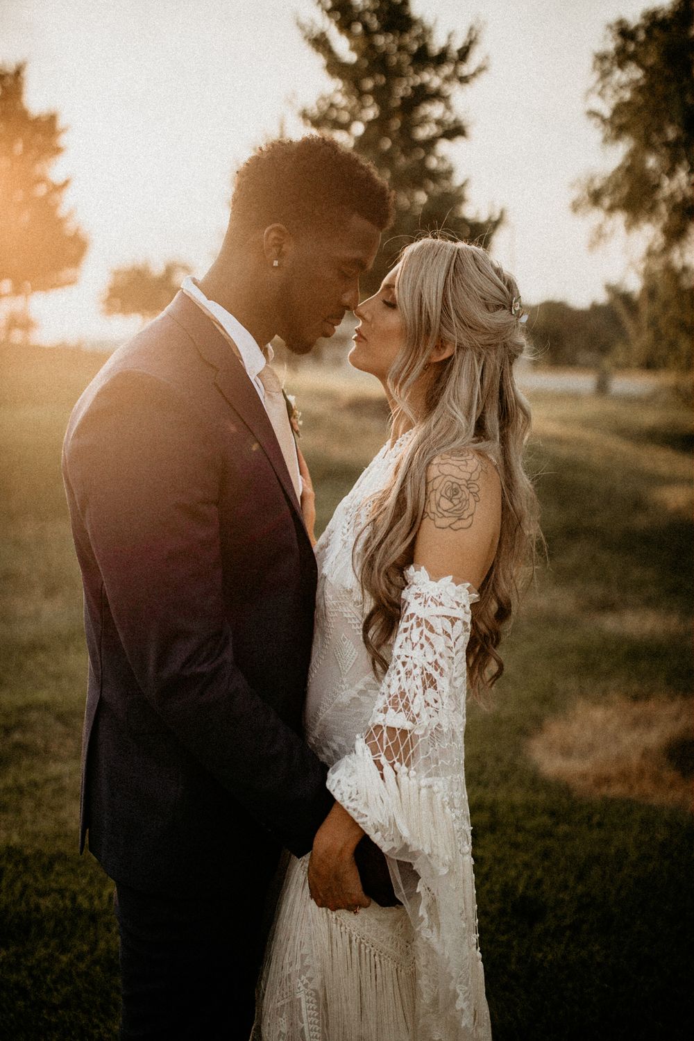 film wedding photography  Kansas City photographer lifestyle, intimate, Oregon, South Carolina, couples, moody, biracial, elopement