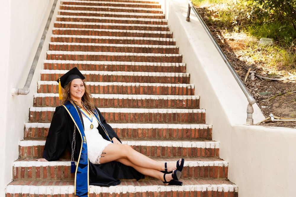 Cap and gown photos with a view — Presidio Park is one of San Diego’s best spots for senior portraits