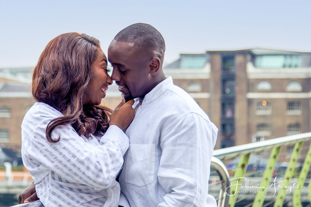 Anu and Dami's outdoor pre-wedding photoshoot captured by Funmi Akingbe for Pataki Photos
