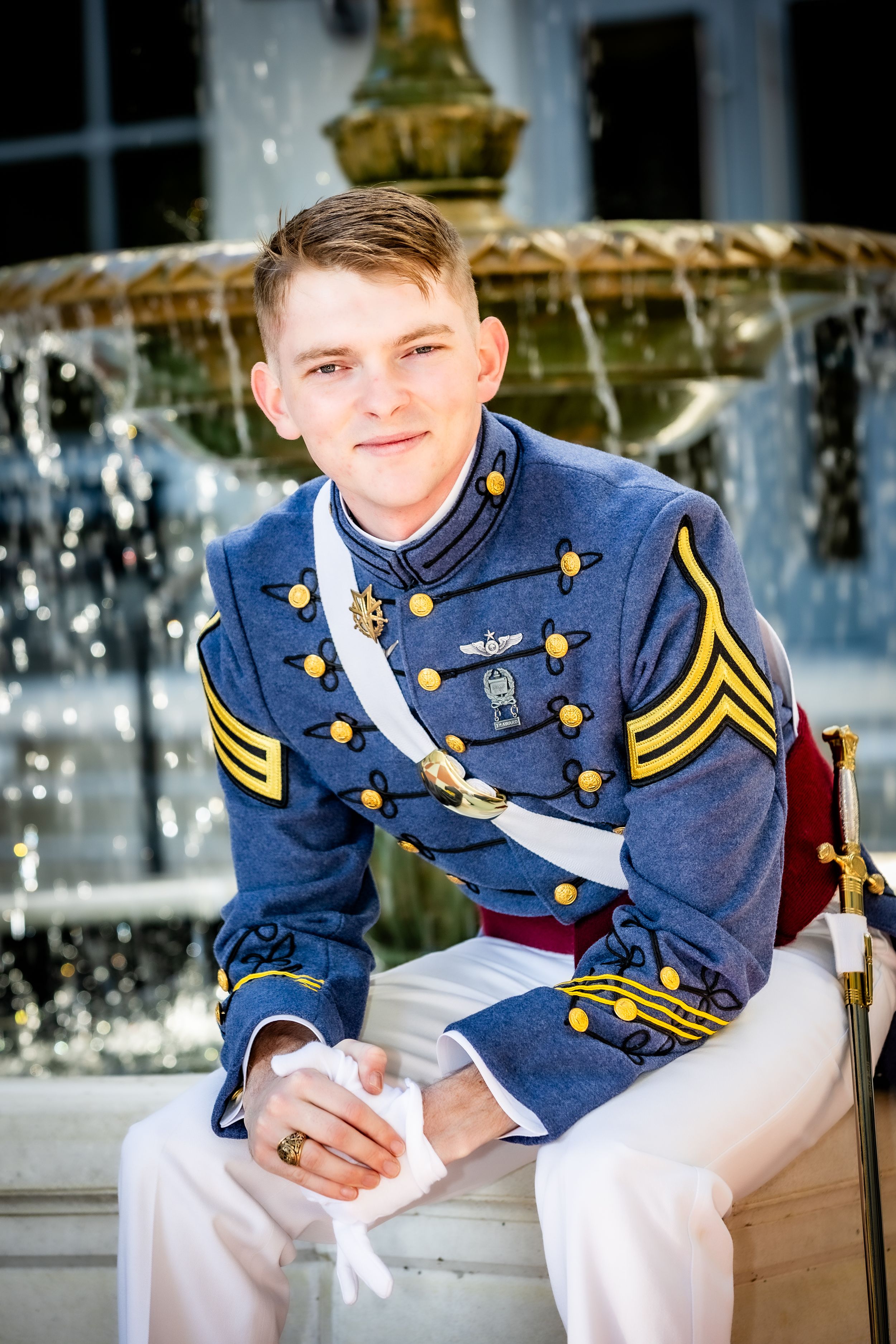 AFFORDABLE CITADEL CADET PORTRAITS IN CHARLESTON, SC AND MASON JAR PHOTOGRAPHY