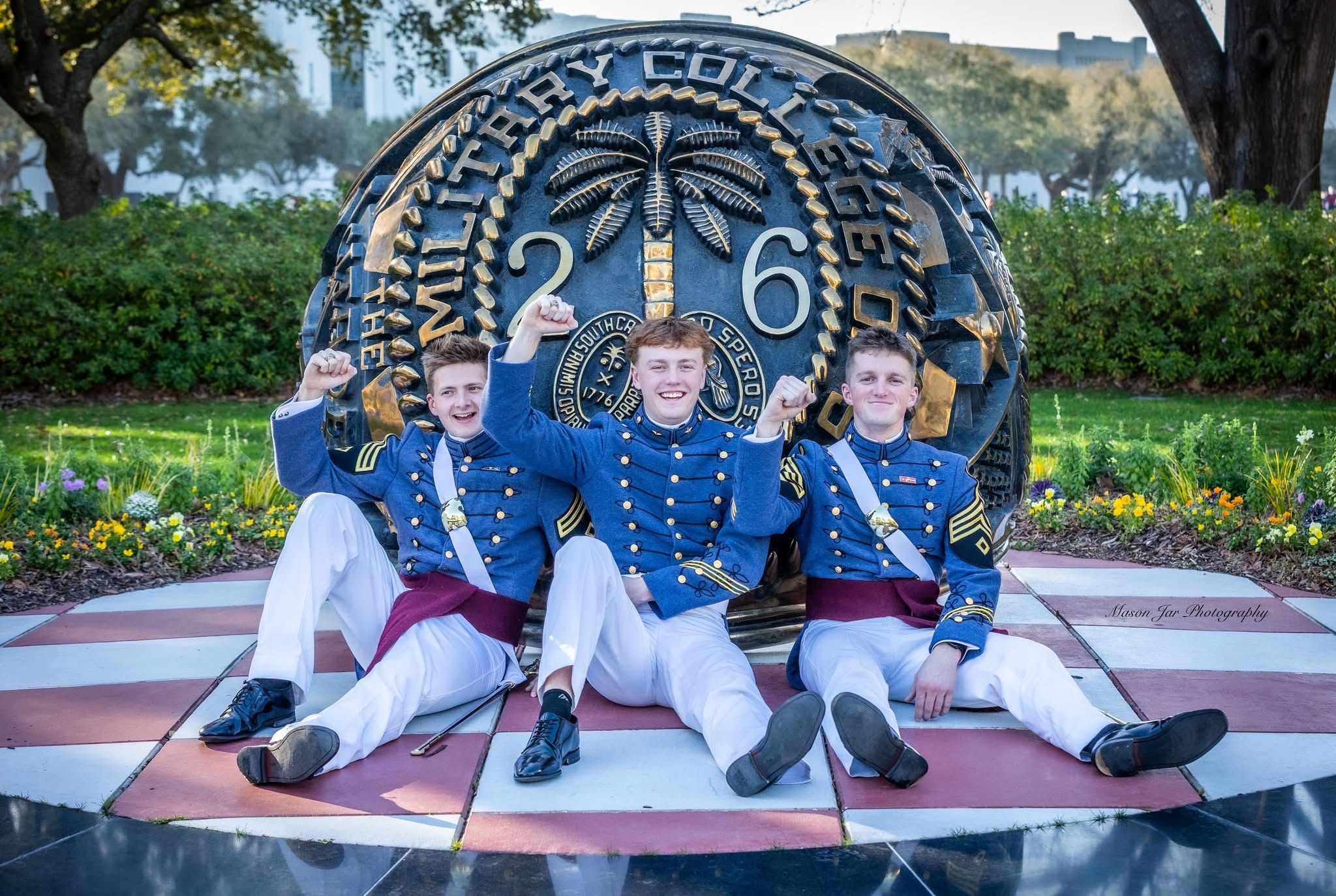 CLASS OF 2026, MASON JAR PHOTOGRAPHY AND CITADEL CADET PORTRAITS