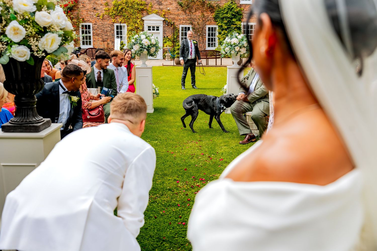 Documentary wedding photography at Bardney Hall in Lincolnshire.