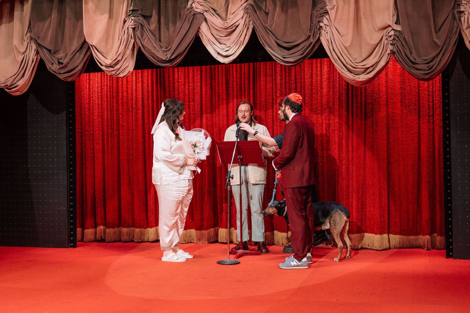 Bob Baker Marionette Theater wedding captured on digital photography by Los Angeles wedding photographer.