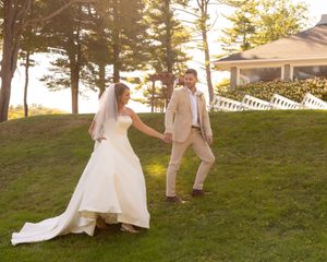 Wedding portrait captured by a Seacoast Maine, NH, MA, and Portsmouth New Hampshire wedding photographer. York Tennis and Golf Club, Maine