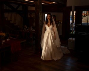 Wedding portrait captured by a Seacoast Maine, NH, MA, and Portsmouth New Hampshire wedding photographer. The Barn at Merry Hill, NH