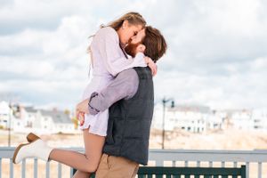 Engagement portrait captured by a Seacoast Maine, NH, MA, and Portsmouth New Hampshire wedding photographer. York, Maine