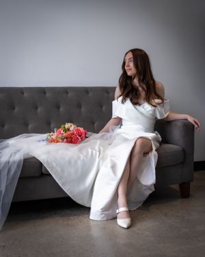 Brides portrait captured by a Seacoast Maine, NH, MA, and Portsmouth New Hampshire wedding photographer. Portsmouth, NH Affordable wedding