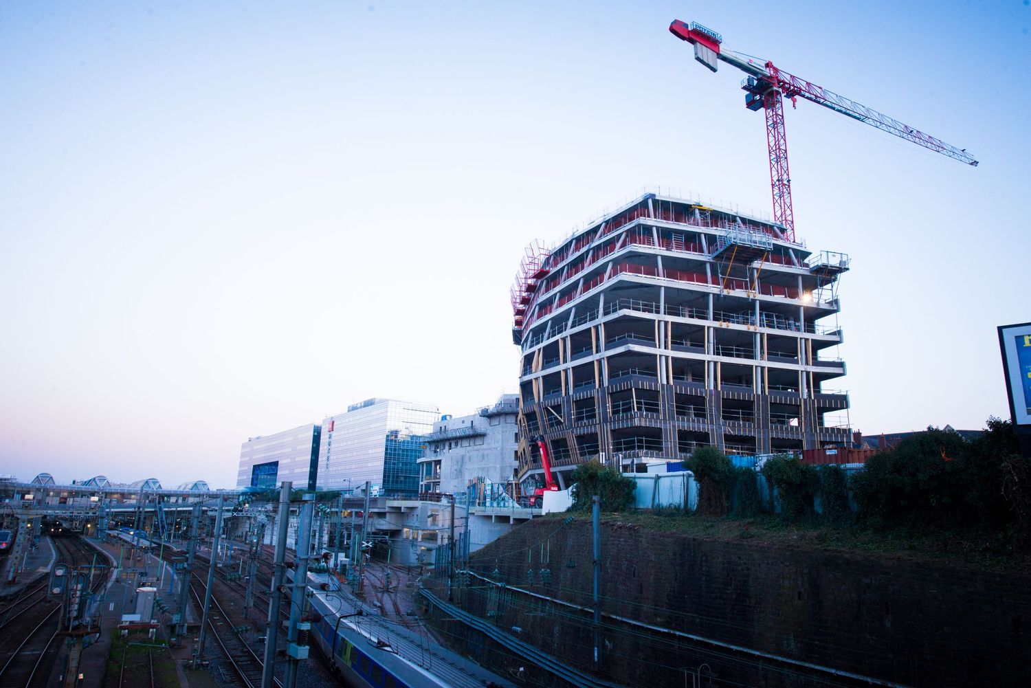 Photographe immobilier Bretagne – valorisation chantier bâtiment collectif en phase finale
