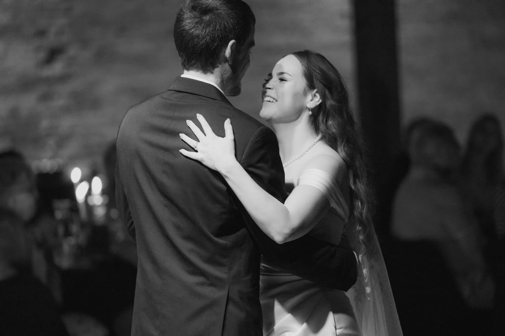 married couple dancing