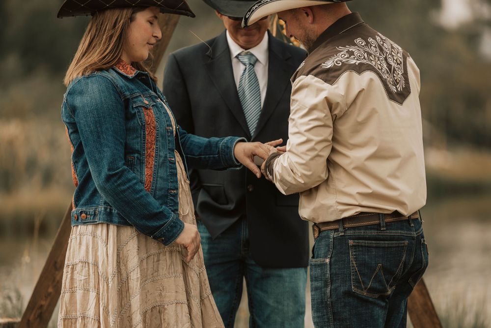 couple being married