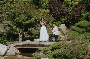 Proposal at the Japanese Friendship Garden, Balboa Park San Diego CA