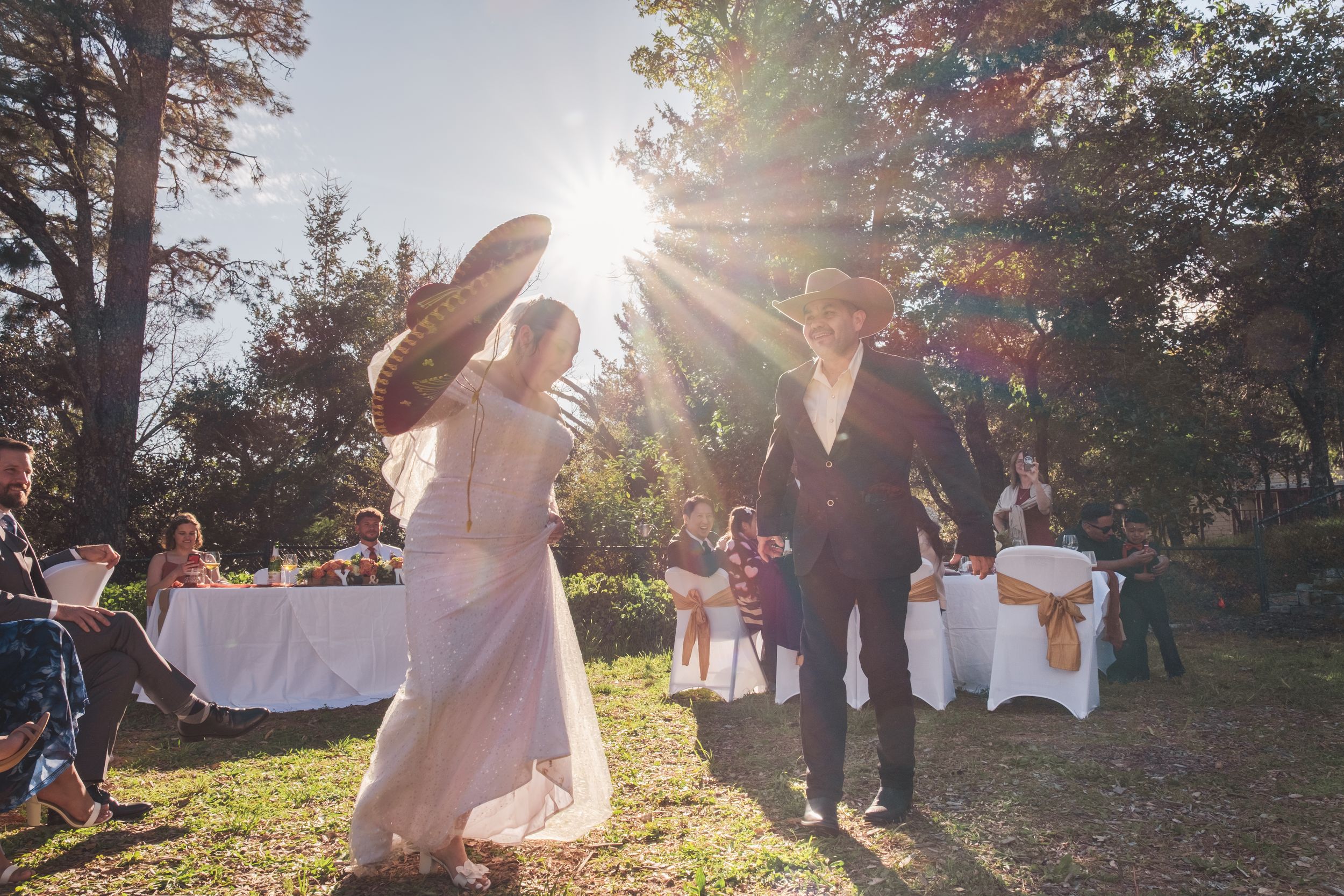 Bride dancing with Father at her wedding.