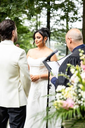 Bride & Groom in their ceremony | NJ wedding photographer | Sarah Jane Photography LLC | Sussex County NJ photographer | Bergen County NJ