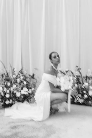 Editorial backdrop as 2025 trends in weddings, showing a beautiful dress, from Must Cancun.
Casa Xolo Tulum is full of art and is incredible